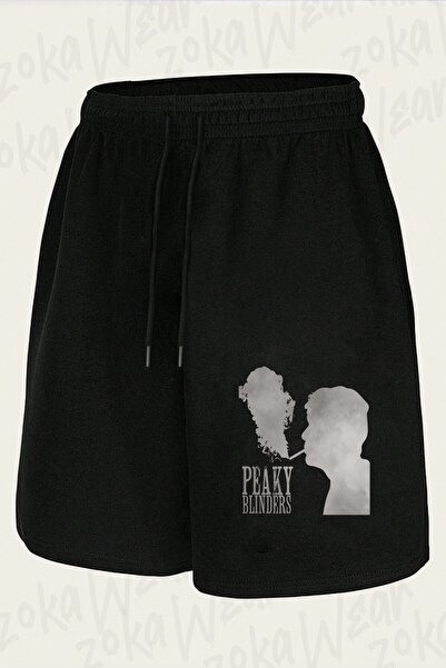 ZOKAWEAR Unisex Smoke Peaky Blinders Design Printed Shorts