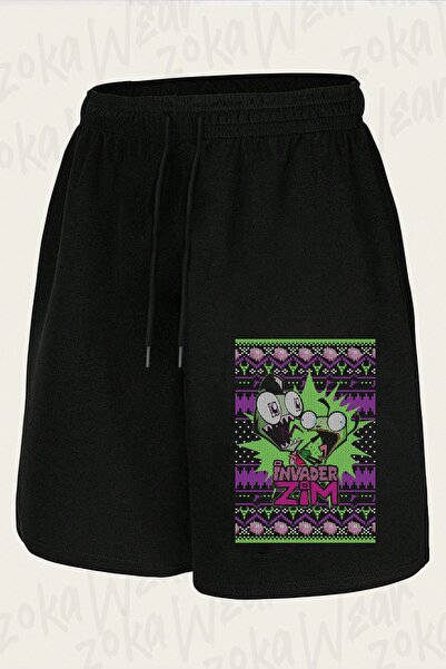 ZOKAWEAR Unisex σορτς με στάμπα Invader Zim για τις Χριστουγεννιάτικες διακοπές
