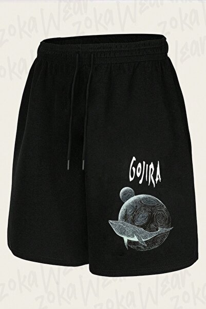 ZOKAWEAR شورت مطبوع بتصميم Mars To Sirius V2 Gojira للجنسين