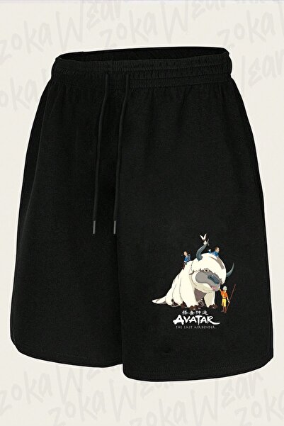 ZOKAWEAR Unisex Avatar the Last Airbender Appa V2 Design Printed Shorts