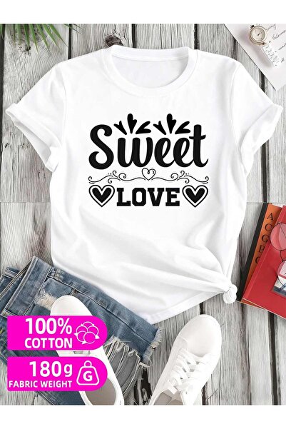 212Wear قمصان رومانسية مطبوعة للأزواج، تي شيرت الحب الحلو، مصنوع من 100% قطن،...