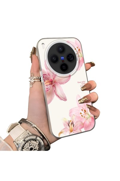 Hontinga Vivo X300 Compatible Silicone Edge Hard Back Case Couple Phone Case ...