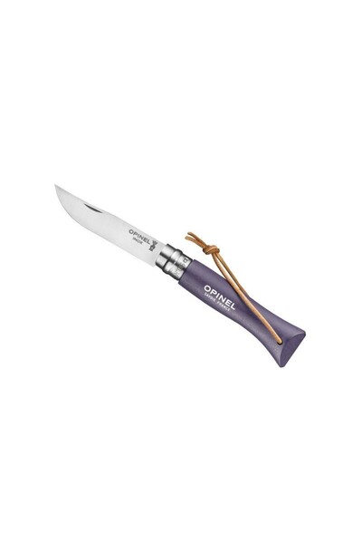 OEM Briceag, Opinel, Nr 06, Inox, Snur Piele, Lama 7 cm, Mov