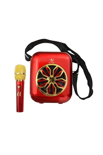 Tradesor Ασύρματο ηχείο Bluetooth με μικρόφωνο Karaoke - YS-A20 - 887103 - Red