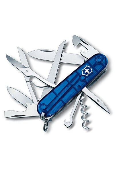 OEM Briceag Victorinox Huntsman albastru trasparent 1.3713.T2