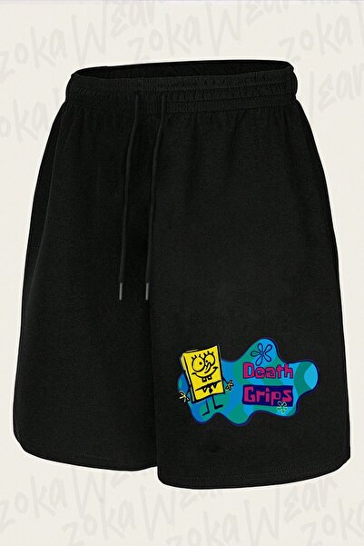 ZOKAWEAR Unisex Death Grips V2 Design Printed Shorts
