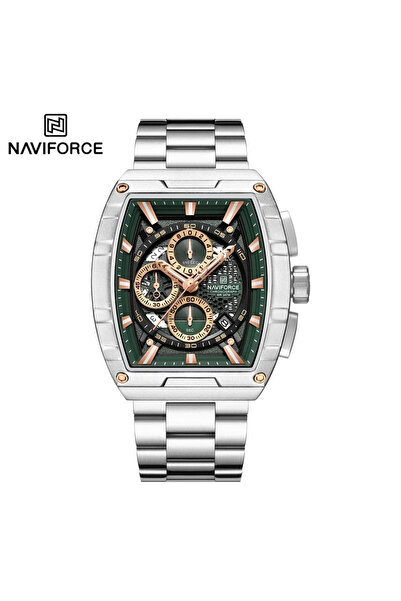 Choice NAVIFORCE SGNS NAVIFORCE Luxury Tonneau Quartz Wristwatch Top Brand Me...