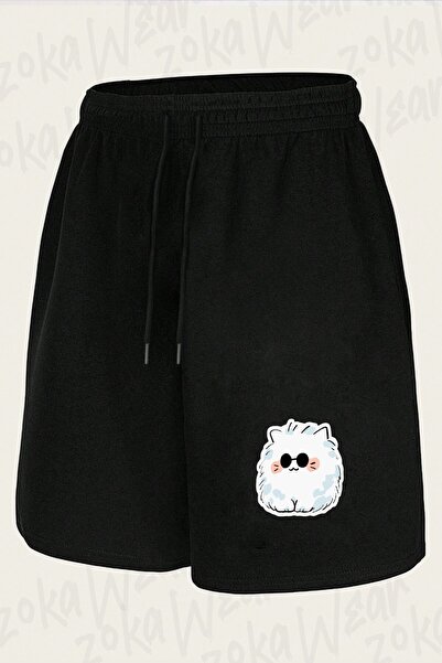 ZOKAWEAR Unisex Jujutsu Kaisen Cute Design Printed Shorts with Glasses