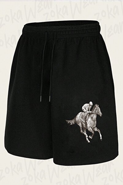 ZOKAWEAR Unisex Horse Racing V2 Design Printed Shorts