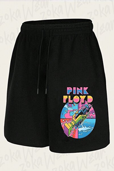 ZOKAWEAR Unisex σορτς με στάμπα Pink Floyd v16