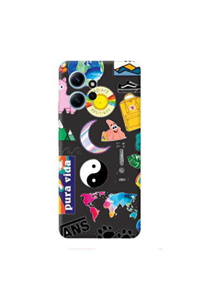 Other Xiaomi Redmi Note 12 4G Vans Black Colored Silicone TPU Θήκη