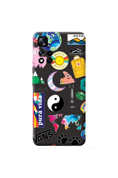 Other Xiaomi Redmi Note 11 Pro 5G Vans Black Colored Silicone TPU Θήκη