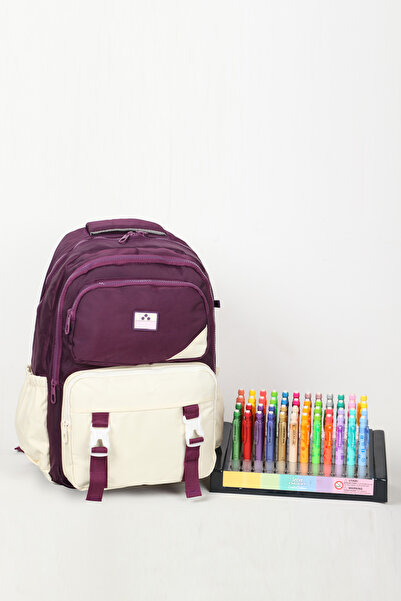 Astral Polo Club School Backpack | Pen with Tip Gift |   Large Volume Student...