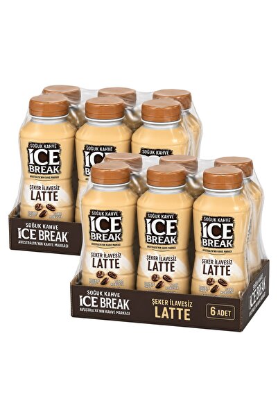 İce Break Şekersiz Latte 375 ml 12 li