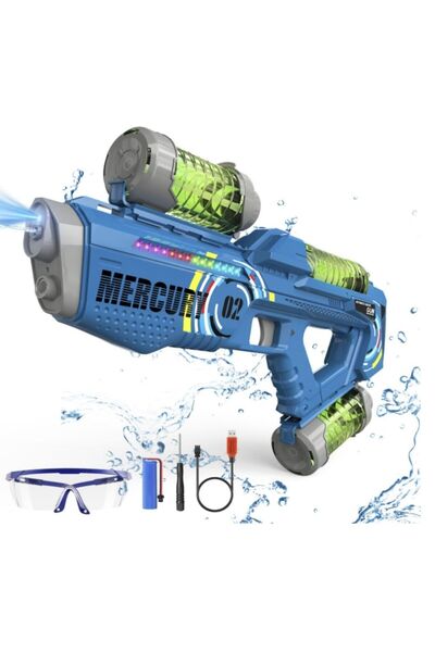 Mercury Electric water gun M 2, rechargeable, with automatic firing, water ta...