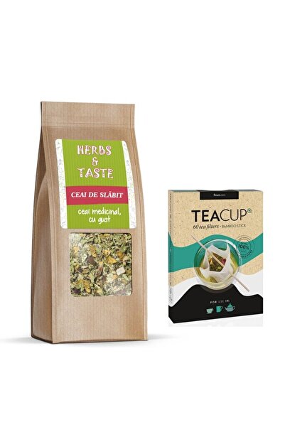 Pronat Pachet Ceai + Set Infuzoare TEACUP Finum (60 filtre + bambus)