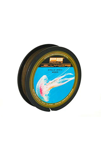 PB Products Fir de pescuit tip jeleu cu manșon - 20m - Silt (Nisip Negru), 15...