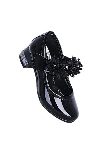 Ayakcenter Herbebe 154 Black Girls' 5cm Heeled Shoes