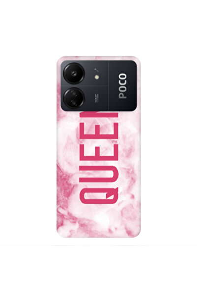 Other Xiaomi Poco C65 Marble Queen Transparent Silicone TPU Θήκη