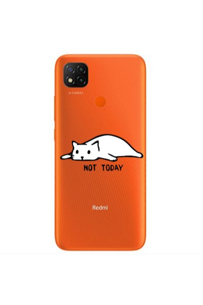 Other Xiaomi Redmi 9c Not Today Transparent Silicone TPU Θήκη
