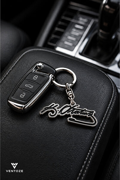 Ventoze Metal Keychain Silver Color Gift