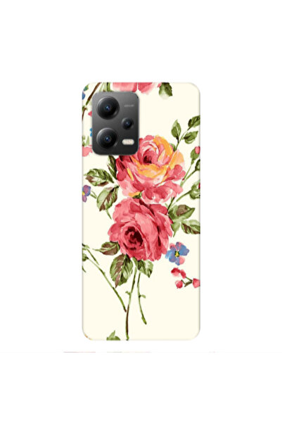Other Xiaomi Poco X5 Violet and rose Transparent Silicone TPU Θήκη