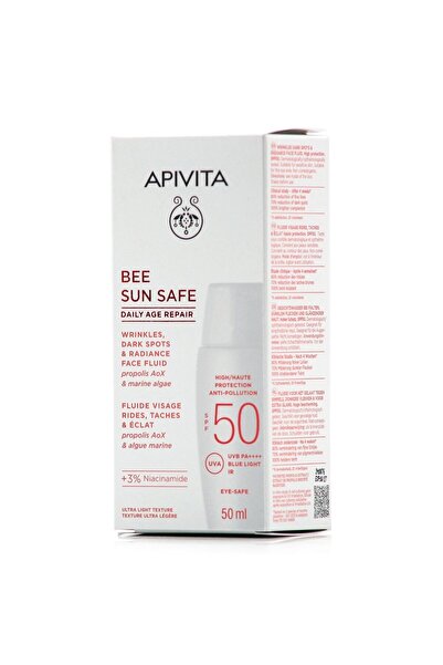 Apivita Bee Sun Safe Υγρή Κρέμα για Λάμψη, Ρυτίδες & Κηλίδες