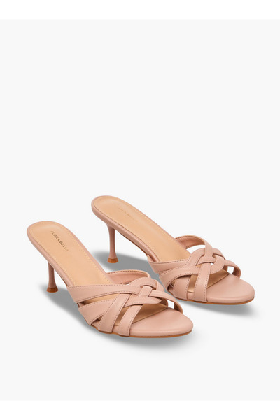 Flora Bella by Shoexpress Women Flared Heel Slip-On Sandals