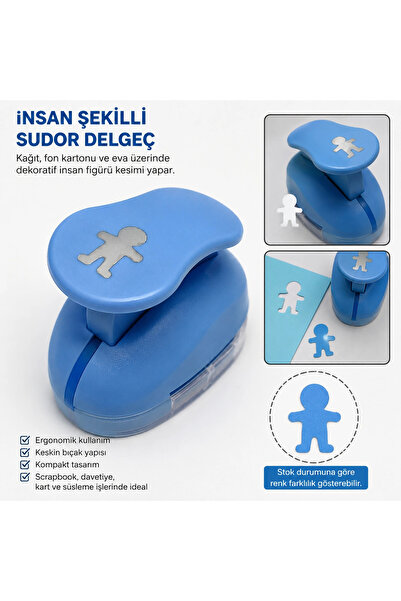 Mçb Group Südor Human Shaped Hole Punch Medium Size Background Cardboard Pape...