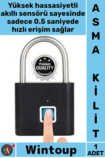Wintoup # Lock Biometric Waterproof Quick Door Cabinet Suitcase Mini Smart Fi...