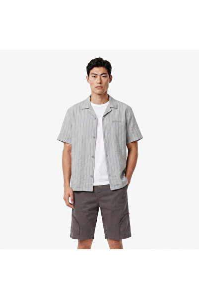 United4 Regular Fit Men's Gray Shirt