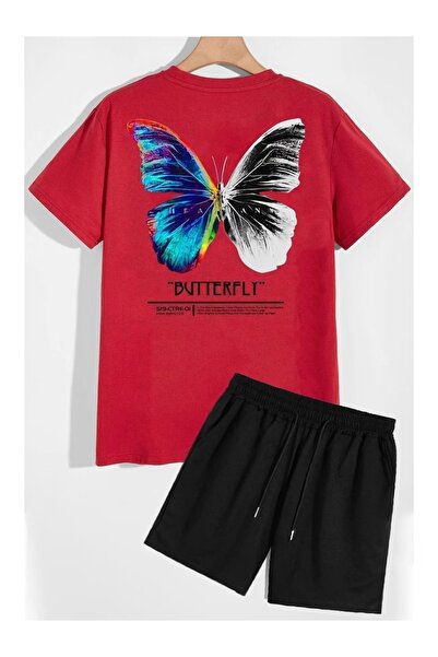 ship master Summer Collection New Arrival T-Shirt & Shorts Set Printed Patter...