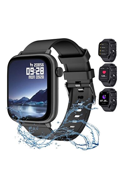 OEM Smartwatch Pulse One negru, apeluri Bluetooth, cameră, alarmă, cronometru...