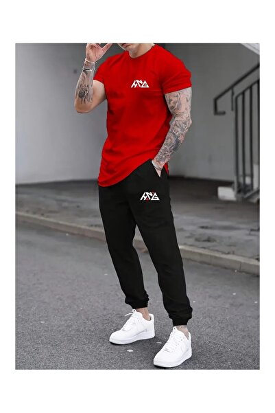 ship master Summer Collection New Arrival T-Shirt & Shorts Set Printed Patter...