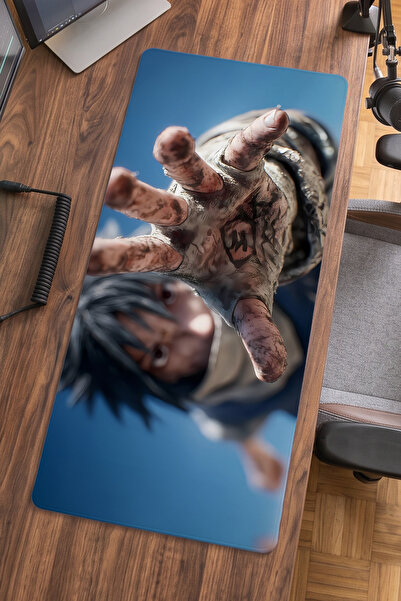 Milura Anime Sasuke 40x90 ProControl Mouse Pad Gaming Mousepad Kaymaz Taban B...