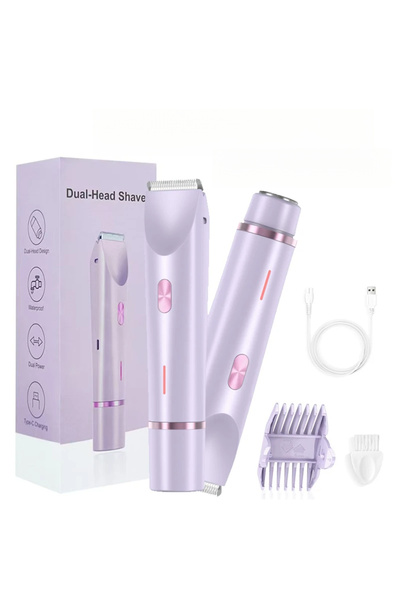 choice2 Purple Electric Shaver for Woman Double Head Dual Purpose Female Razo...
