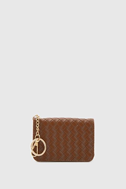 Shule Bags Wowen Knitted Leather Charm Card Holder Taba