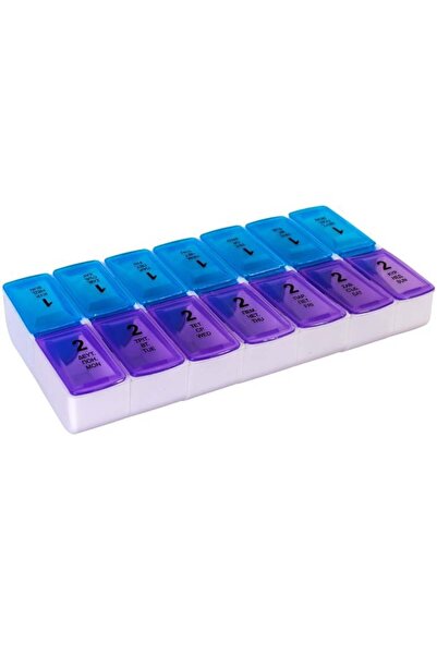 OEM Organizator pastile pentru 7 zile, compartimente practice, 20x11cm