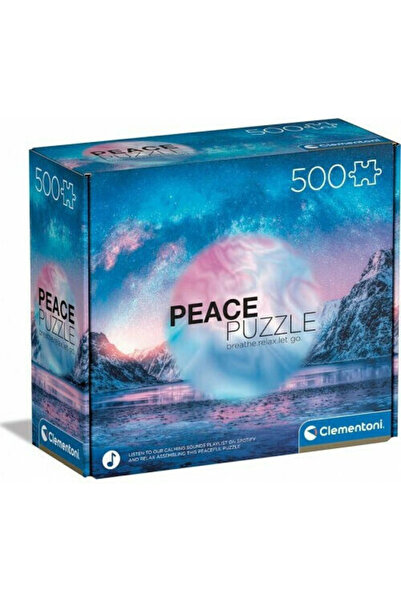 CLEMENTONI Puzzle 2D Albastru Deschis Pace 500 Piese Cod: 35116