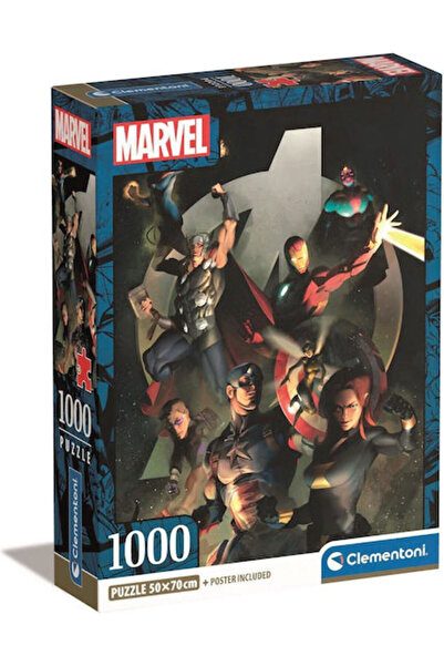 CLEMENTONI Marvel The Avengers Puzzle 2D 1000 Piese Cod: 39809