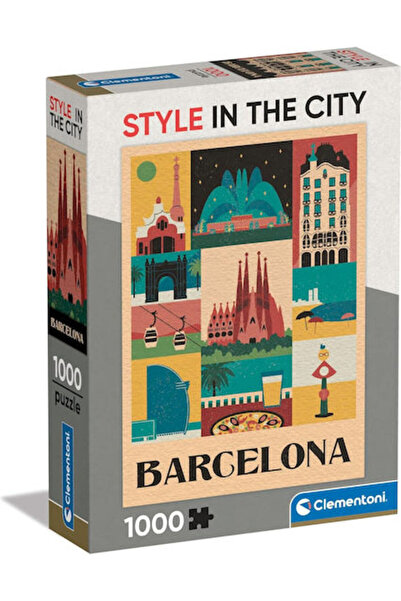 CLEMENTONI Puzzle de 1000 de piese Barcelona Cod: 39847