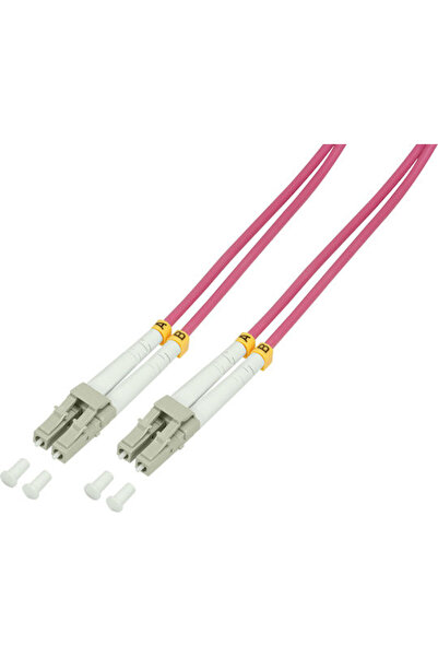 LogiLink Cablu de fibră optică LC-LC 20m Roz Cod: FP4LC20