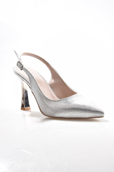 NEW ANGEL 893 Women's Honeycomb Galvanized Open-Back Heeled Shoes
