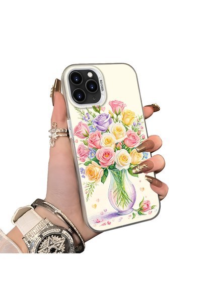Hontinga حافظة هاتف iPhone 11 Pro Max متوافقة مع حافظة خلفية صلبة من السيليكو...