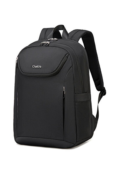 Chantria γυναικεία τσάντα πλάτης CB00638 με θήκη laptop 15.6", 20.2L, μαύρη