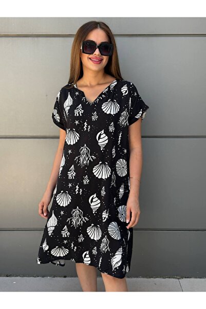ROKH Women's Summer Loose Cotton Dress