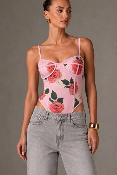 oshebu Kadın Askısı Ayarlanabilir Bodysuit