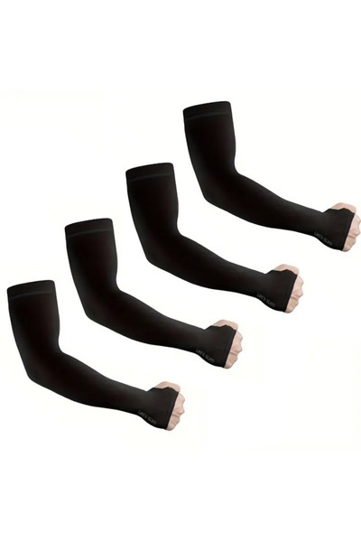 Choice 4 Pairs black 4 Pairs Fashion Summer Ice Silk Sun Protection Ice Sleev...