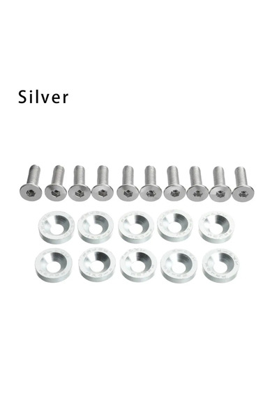 Choice7 1set Silver 1/2set Scooter Fasteners Screws Handle Bar Screw Washers ...