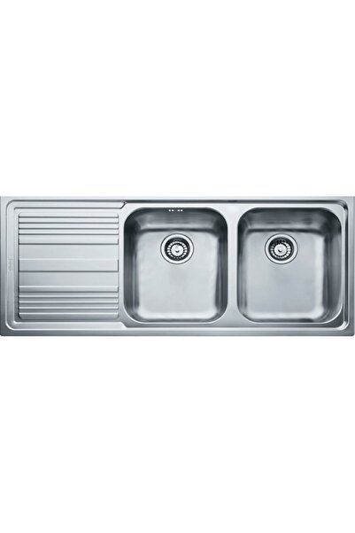 Franke Logica LLX 621 Λείος Νεροχύτης Inox Ποδιά αριστερά 80cm